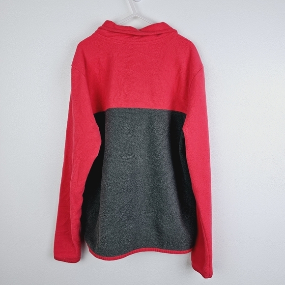 The North Face Coral & Gray 1/4 Zip Fleece Pullover - Picture 2 of 8